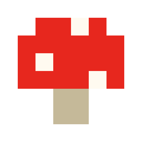 Poisonous mushrooms pixel images