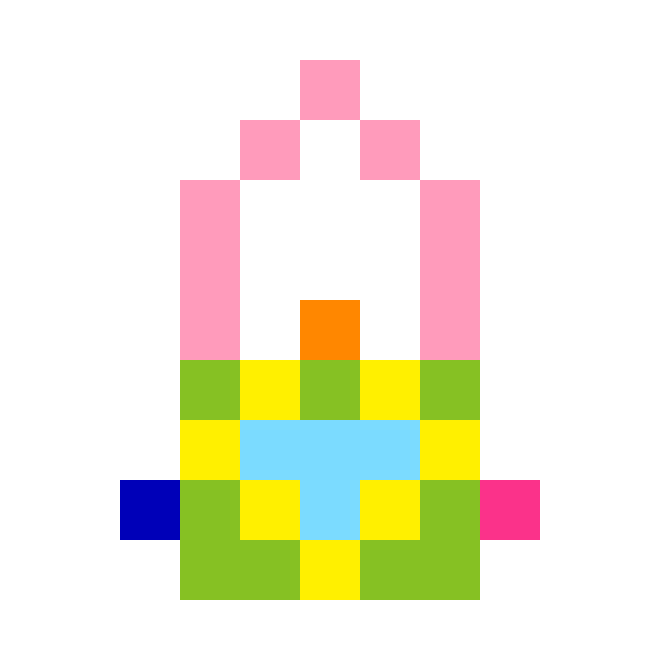Attracting Personal Cheering Team (Bug Cage) pixel images