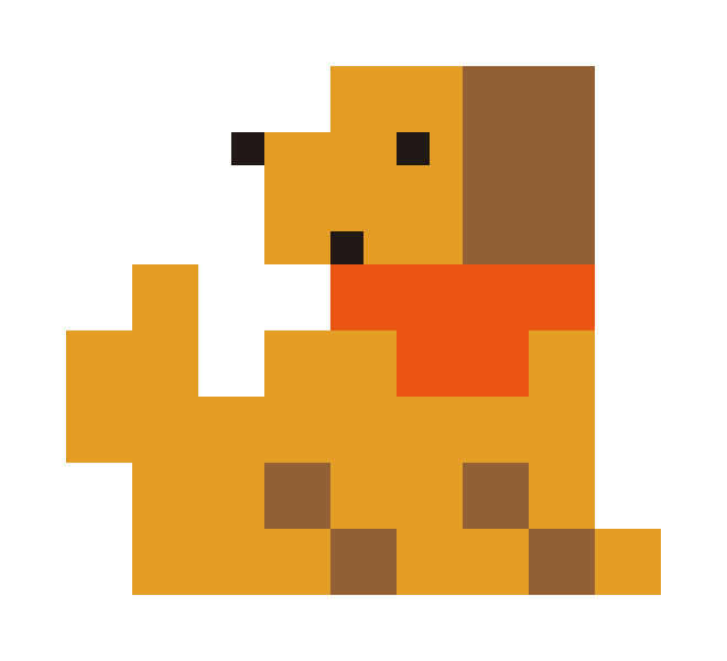 Satake dog pixel images