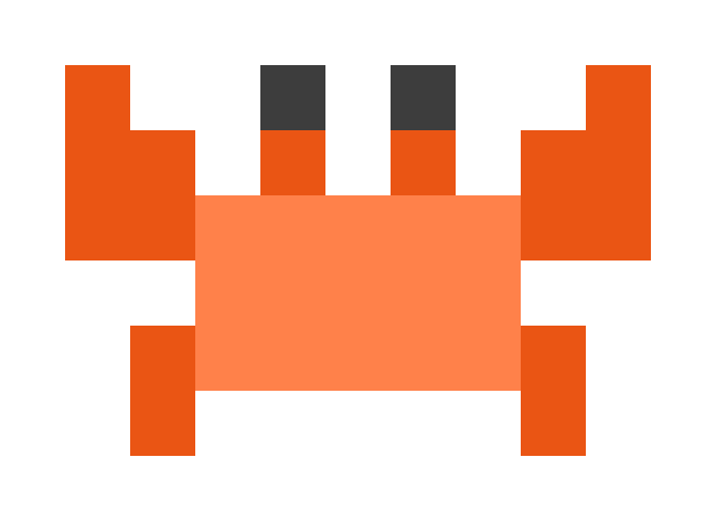 crab pixel images