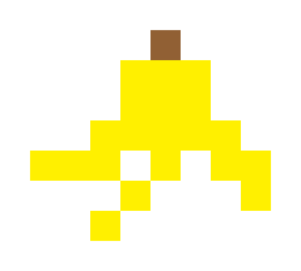 banana peel pixel images