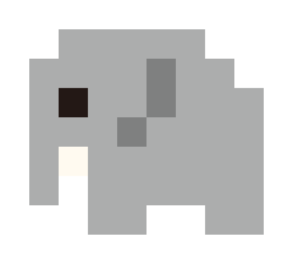 elephant pixel images