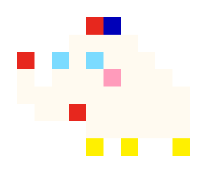 Clown Mammoth pixel images