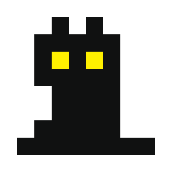 黑猫 pixel images