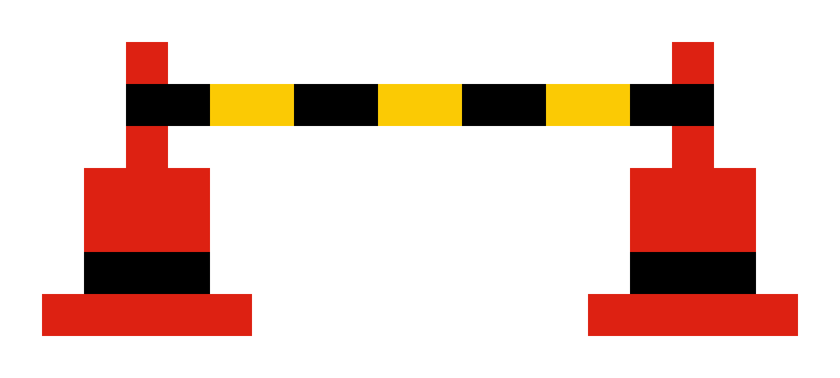 Color cones and cone bars pixel images