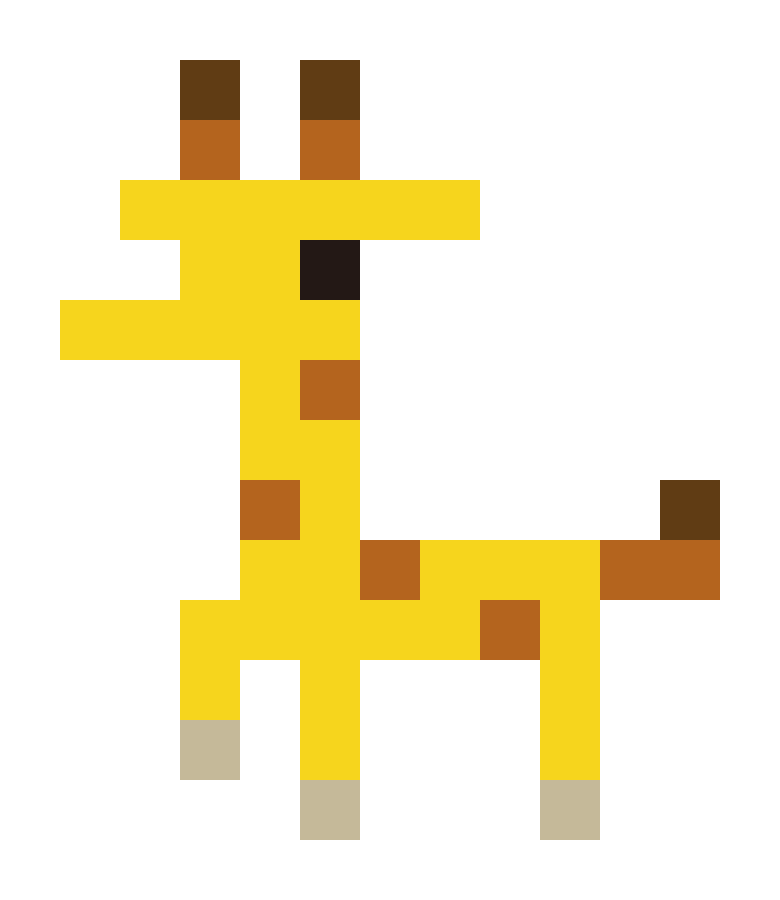 giraffe pixel images