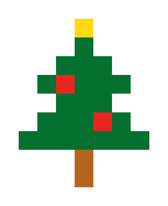圣诞树 pixel images