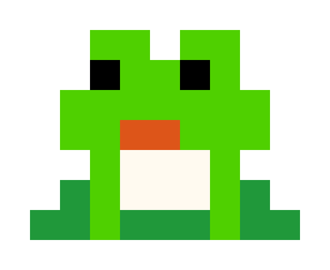 frog pixel images