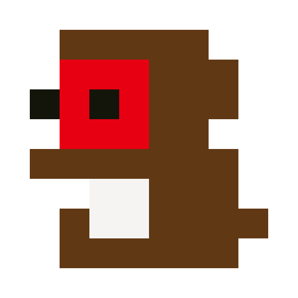 Red baby monkey in the face pixel images
