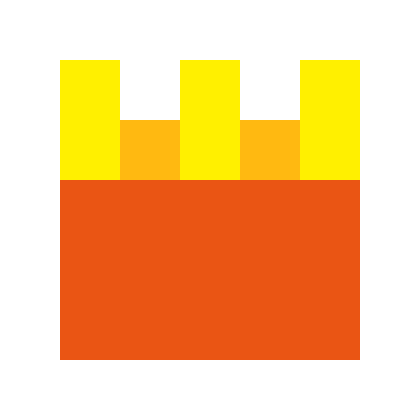 French fries pixel images