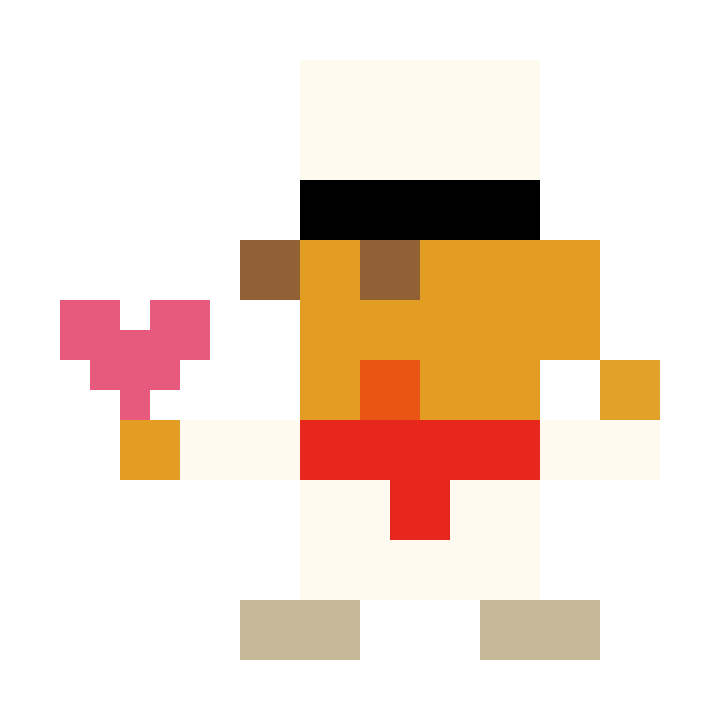 Pastry chef (male) pixel images