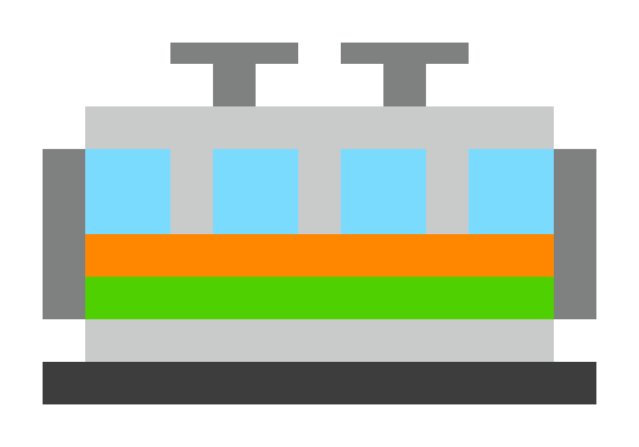 火车（中级车厢） pixel images