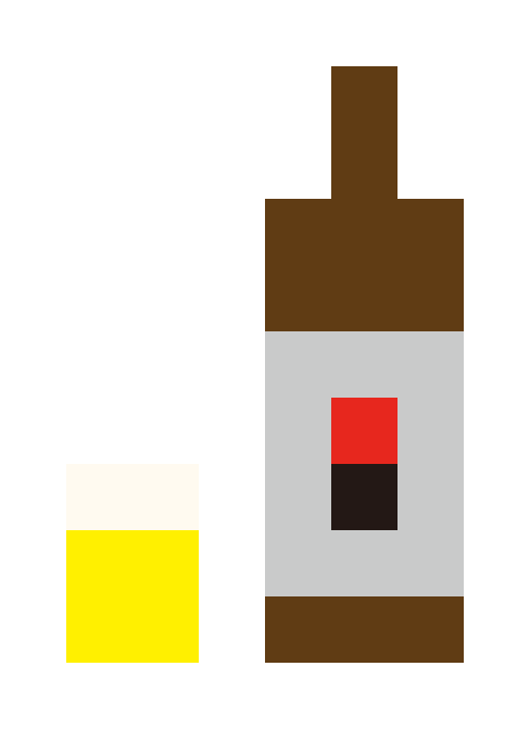 瓶装啤酒 pixel images