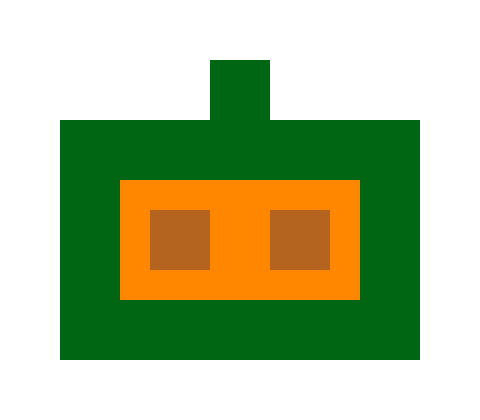 Pumpkin cut in half pixel images