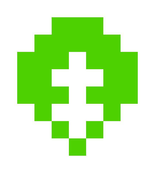 Leafy greens pixel images