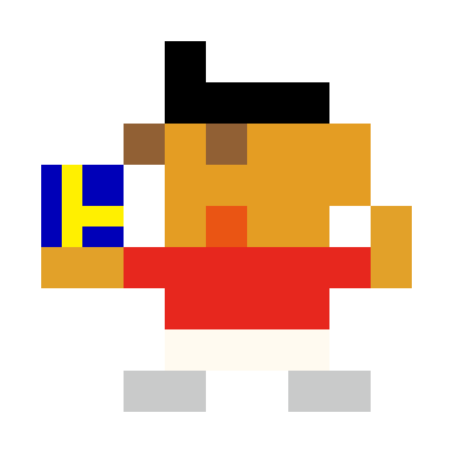 Child playing volleyball pixel images
