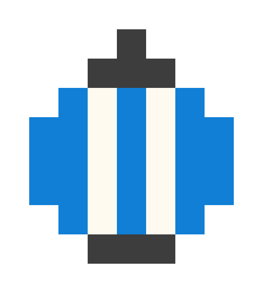 Blue lanterns pixel images
