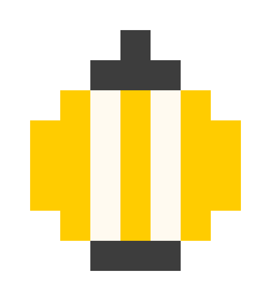 Yellow lanterns pixel images