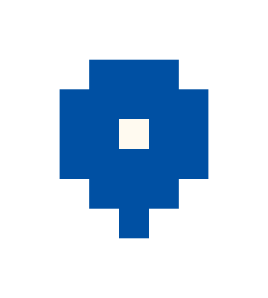 Map pin (blue) pixel images