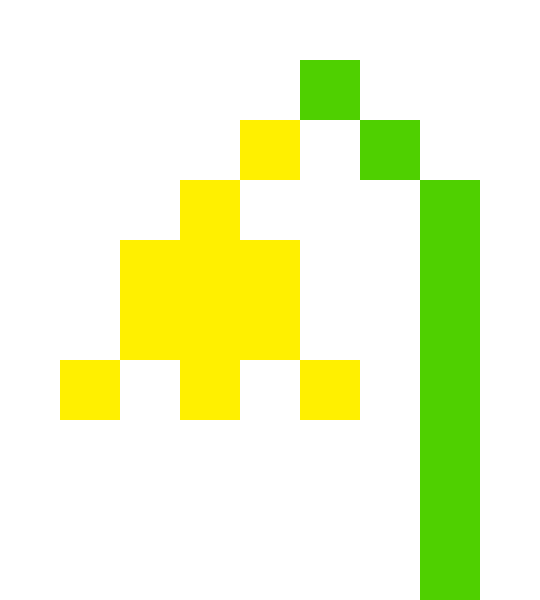 Yellow tin pixel images