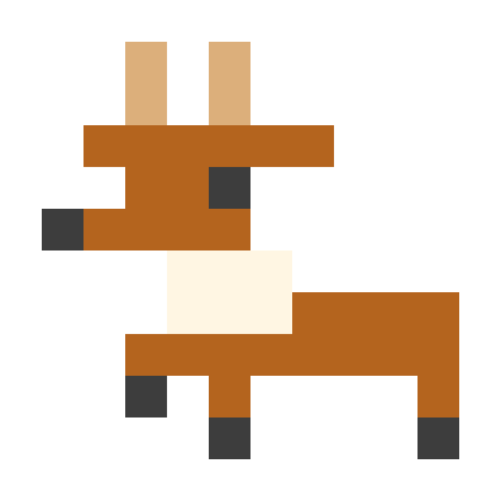 reindeer pixel images