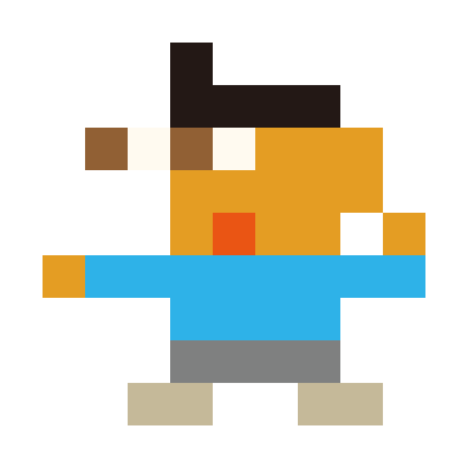 Surprised Boy pixel images