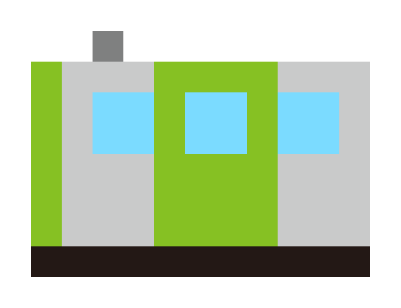 山手线前 pixel images