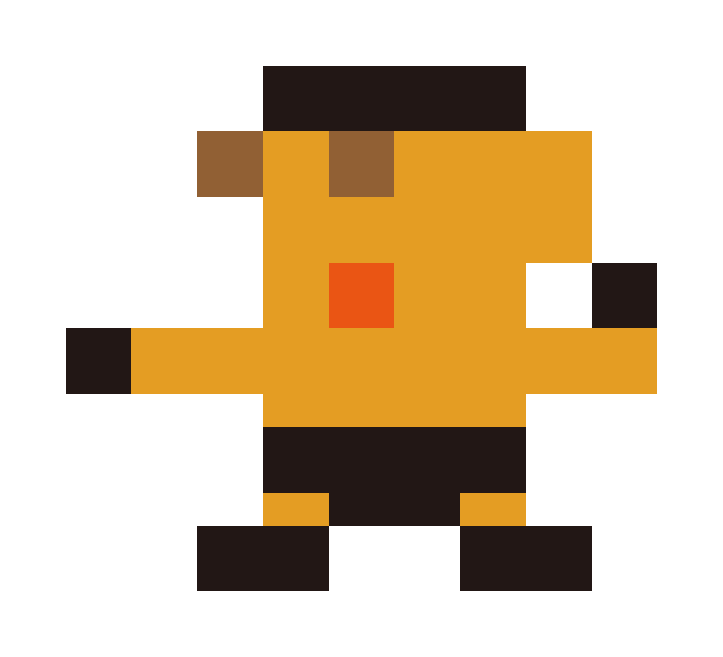 Showa professional wrestler pixel images