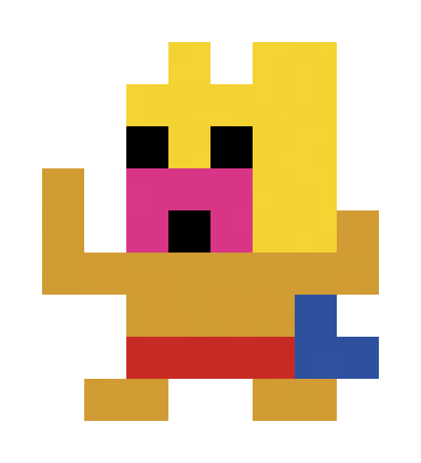 Panichi Mask Man from Maedes 4 pixel images