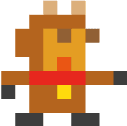 Pixel Reindeer